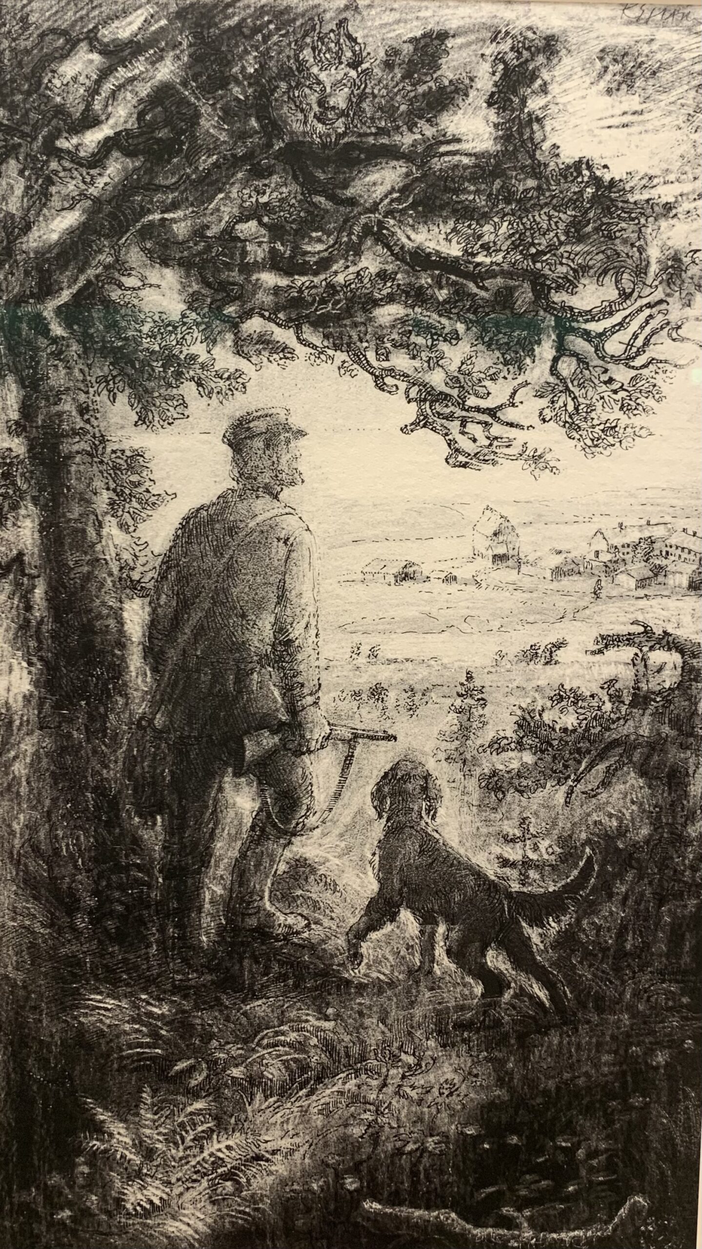 Lieutenant Glahn looking towards Sirilund